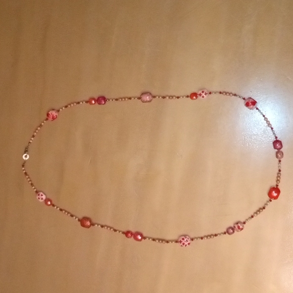 Antics Murrina Glass bead  necklace 22" long - Picture 7 of 17